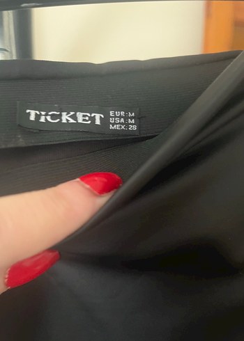 Siyah Deri Midi Kalem Etek - Görsel 4