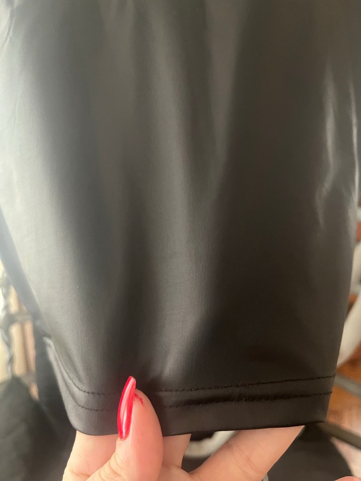 Siyah Deri Midi Kalem Etek - Görsel 3