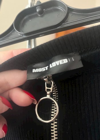 Fermuarlı Siyah Mini Etek - Görsel 3