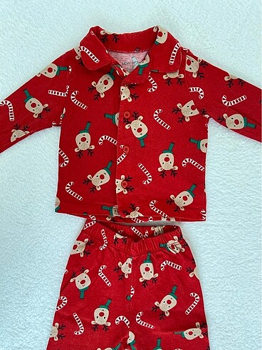 3-6 Ay Beden Bebek pijama takımı