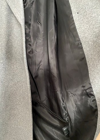 Etiketli Pull&bear kaşe kaban - Görsel 5