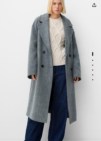 Bershka Etiketli Bershka Uzun Kaban