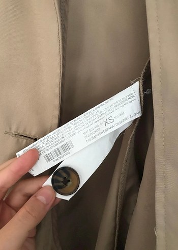 xs Beden camel Renk Orijinal Stradivarius Trençkot