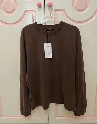 Etiketli Orijinal Zara Sweat