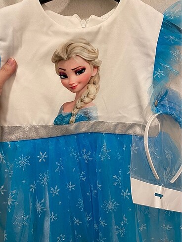 7 Yaş Beden Etiketli Elsa