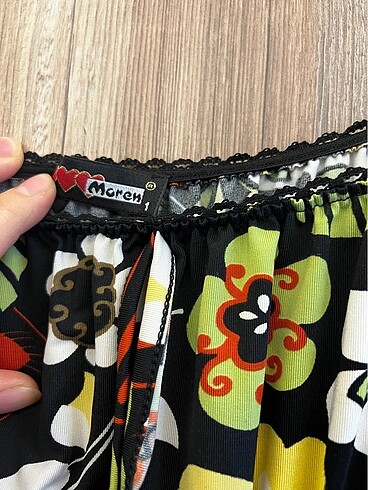 s Beden Çiçekli Vintage Elbise