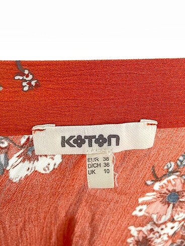 38 Beden çeşitli Renk Koton Midi Etek %70 İndirimli.
