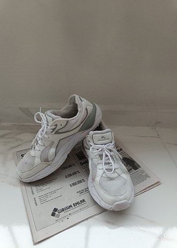 Lumberjack Gri Beyaz Spor Ayakkabı - Görsel 5