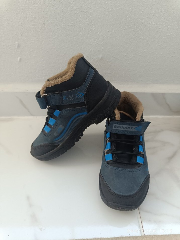 Erkek Çocuk Mavi Sokak Tarzı Bot - Görsel 2