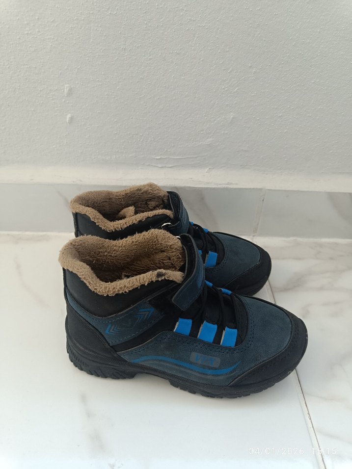 Erkek Çocuk Mavi Sokak Tarzı Bot - Görsel 3