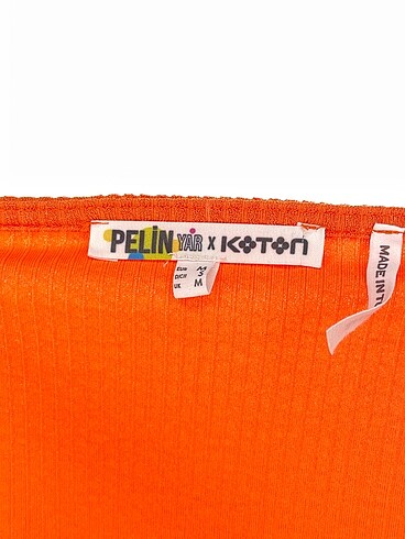 s Beden turuncu Renk Koton Kısa Elbise %70 İndirimli.