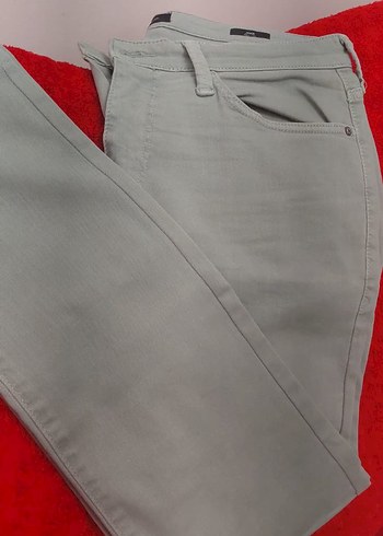 42 Beden gri Renk Mavi Jeans Co. Kadın Gri Fermuarlı Jean