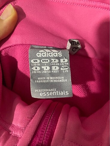 l Beden Orijinal Adidas fermuarlı ceket