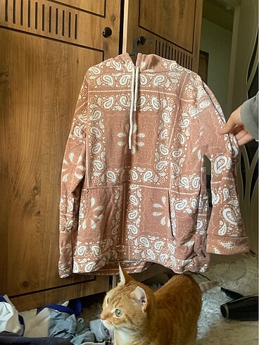 Kilim desenli sweatshirt