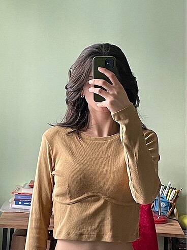 Crop bluz trendyol