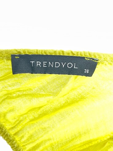 36 Beden yeşil Renk Trendyol & Milla Kısa Elbise %70 İndirimli.