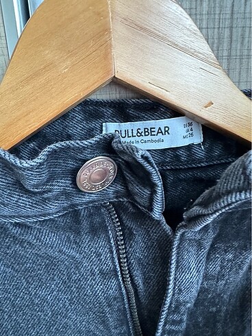 Pull and Bear Pull Bear Siyah Mom Jean