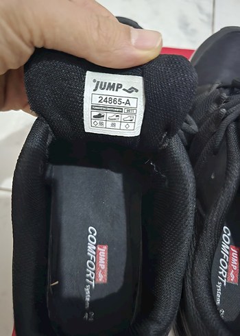 JUMP Siyah Erkek Koşu ve Antrenman Ayakkabısı - Görsel 4