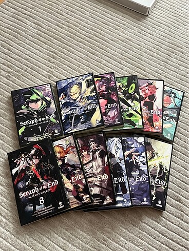 Seraph of the end mangalar 1-13(4 eksik)