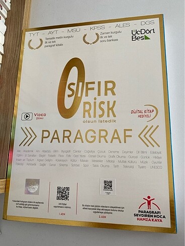 345 sifir risk paragraf soru bankasi