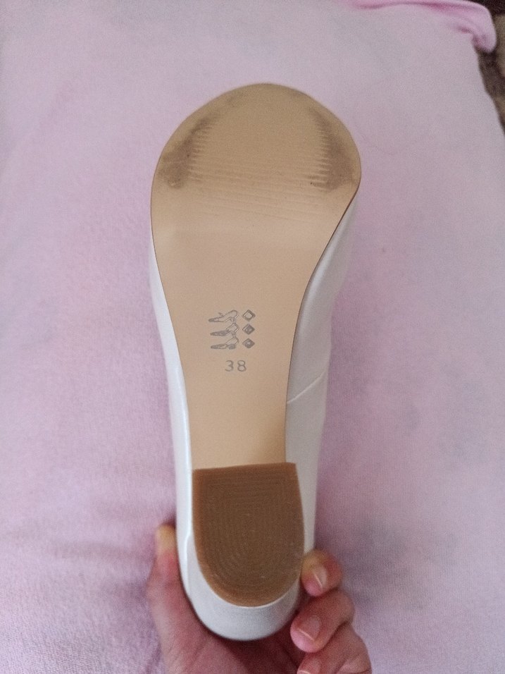 Bej Diger Kadın Platform Topuklu Ayakkabı - Görsel 4