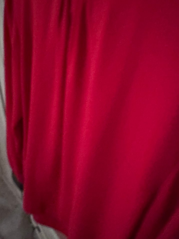 Kırmızı Uzun Kollu Kadın Bluz - Görsel 4