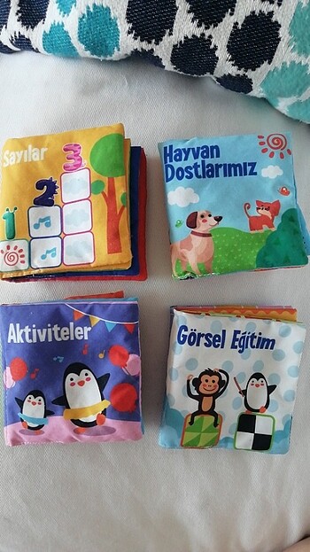 Birlik toys bebeğim ilk kitap seti, hışırtılı kumaş kitap seti
