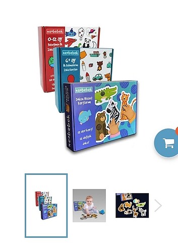 Neo bebek öğrenme kartları