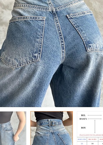 Mavi Jeans Kadın Mavi Bol Kesim Midi Kot Pantolon