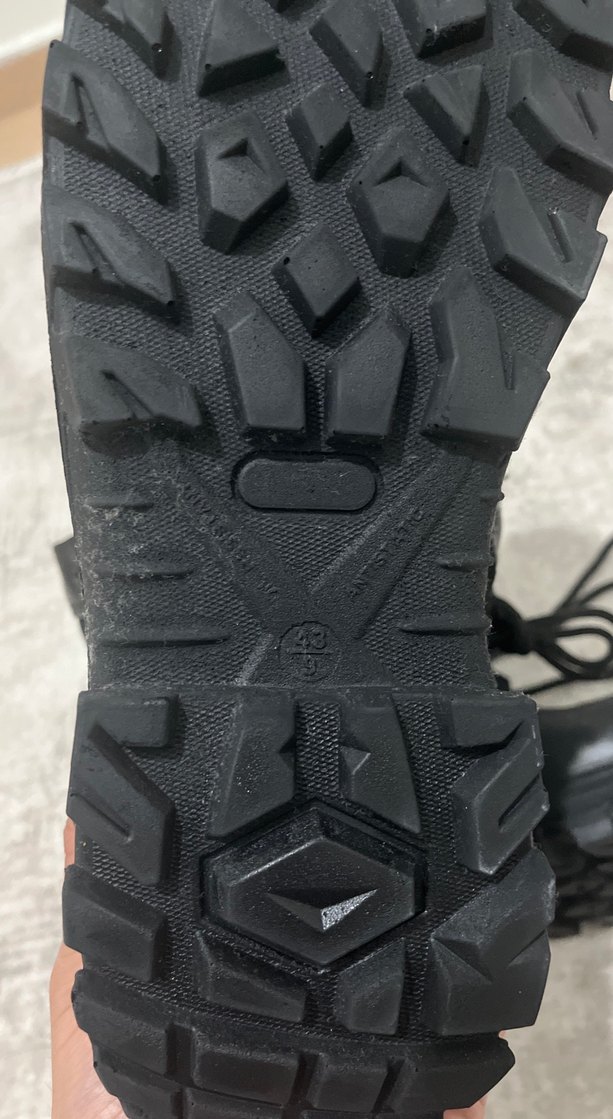 Siyah Kauçuk Erkek Botlar Velcro - Görsel 4