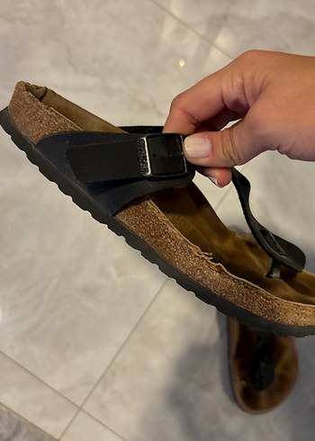 Birkenstock Tokalı Kahverengi Kadın Terlik