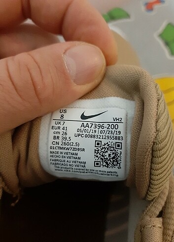 41 Beden haki Renk NIKE SIFIR AYAKKABI