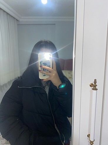 s Beden siyah Renk Kadın Mont