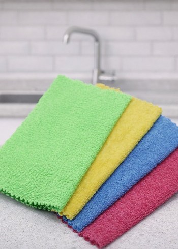 4lü Mikrofiber Temizlik Bezi Seti 30×30 - Görsel 3