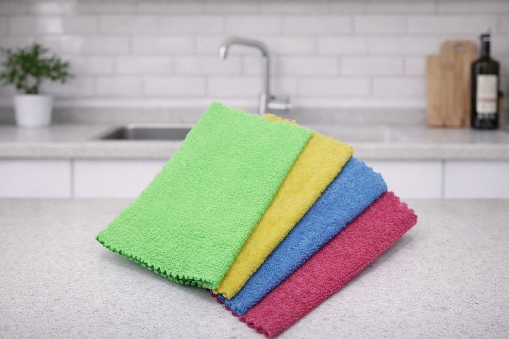 4lü Mikrofiber Temizlik Bezi Seti 30×30 - Görsel 3