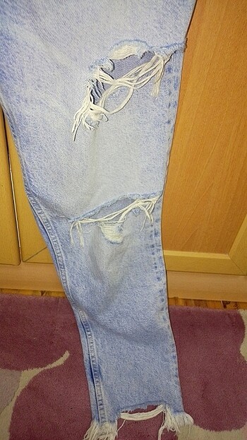 34 Beden mavi Renk Bershka kot pantolon 