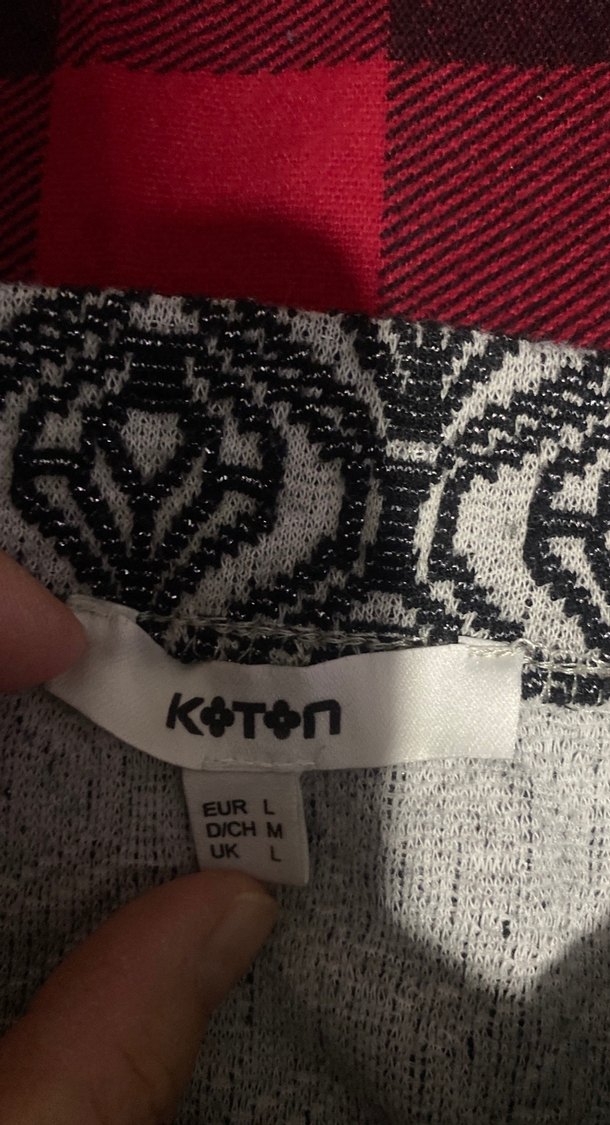 Kemerli, Siyah Desenli Mini Etek - Görsel 3