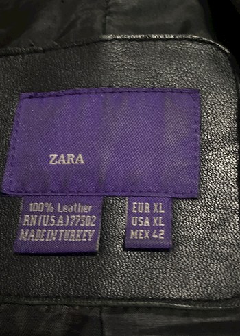 Düğmeli Siyah Deri Kadın Ceket - Görsel 3