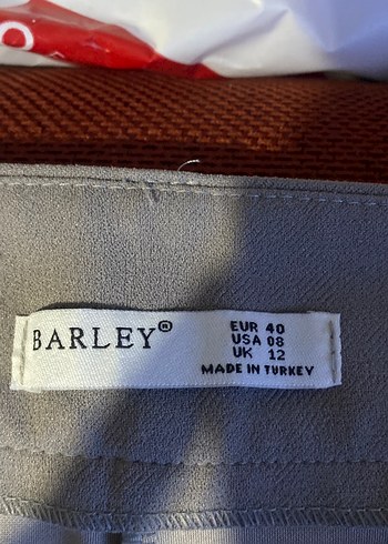 Bej Keten Rahat Kesim Midi Kadın Pantolon - Görsel 5