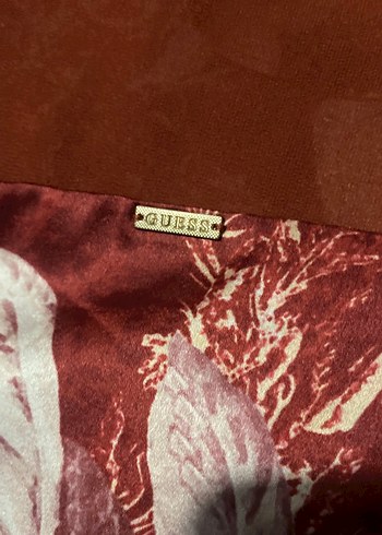 Bordo Drapeli Straplez Kadın Bluz - Görsel 4