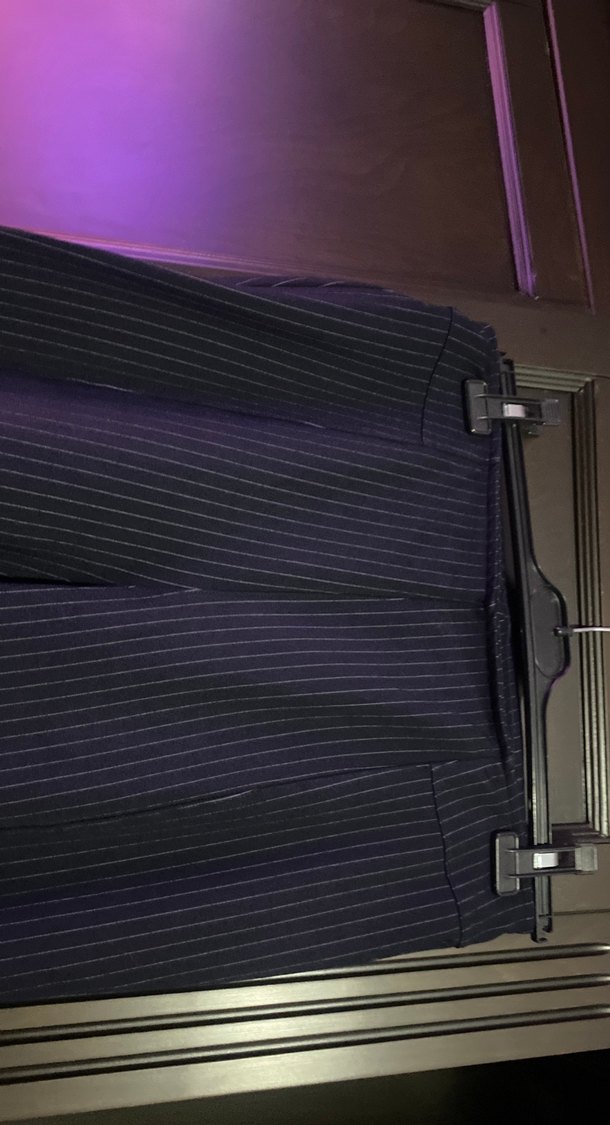 Düz Renk Mor Kadın Kumaş Pantolon - Görsel 2