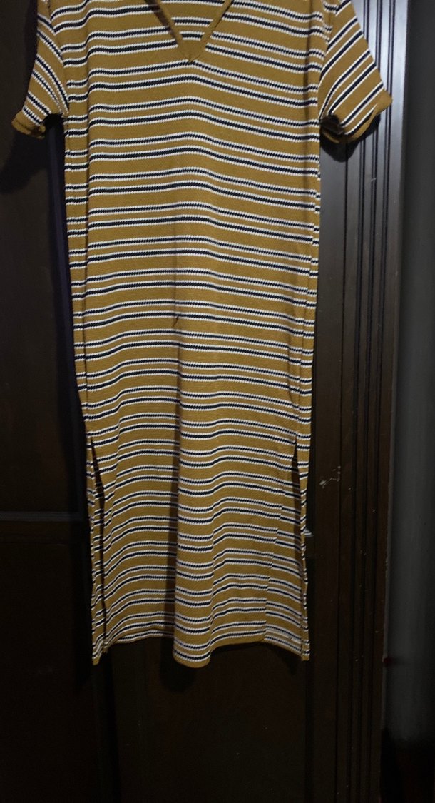 Uzun elbise tiriko yeni iki kenarları yırtmaçlı - Görsel 3