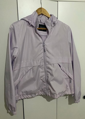 LCW Vision Lila Kapüşonlu Uzun Kollu Kadın Yağmurluk - Görsel 2