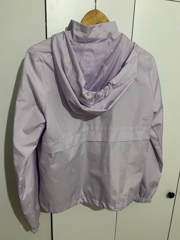 LCW Vision Lila Kapüşonlu Uzun Kollu Kadın Yağmurluk - Görsel 5