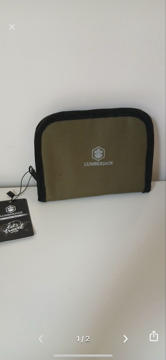 Siyah Fermuarlı Cüzdan LUMBERJACK - Görsel 2