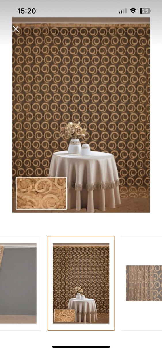 Sütlü kahve ip perde - Görsel 3