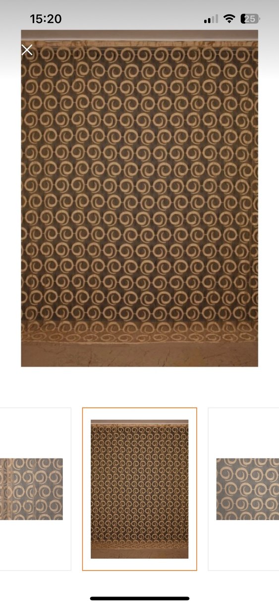 Sütlü kahve ip perde - Görsel 4