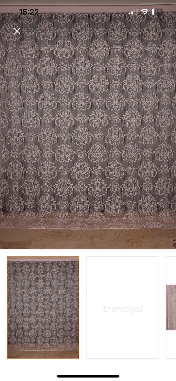 Pudra örümcek ip perde - Görsel 2