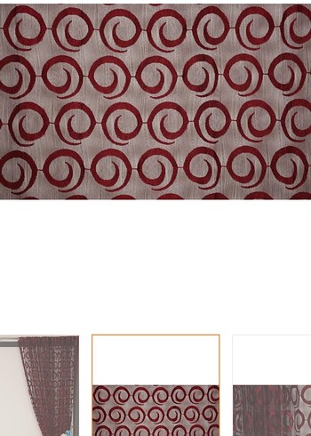 Bordo ip perde - Görsel 3