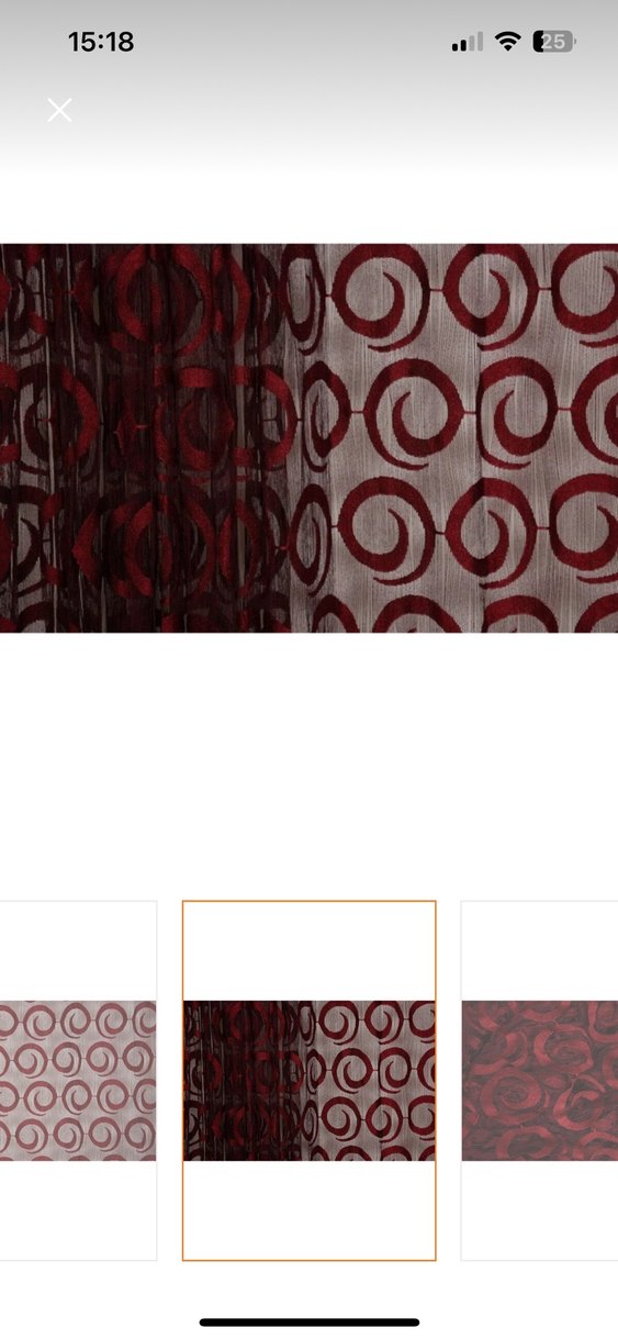 Bordo ip perde - Görsel 4